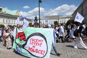 Protest lekarzy. Wielka manifestacja w Warszawie