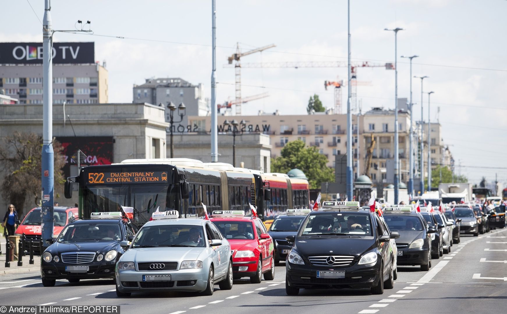 W środę warszawiaków czekają utrudnienia w ruchu. 