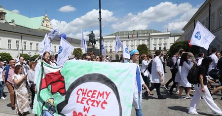 Protest lekarzy. Wielka manifestacja w Warszawie