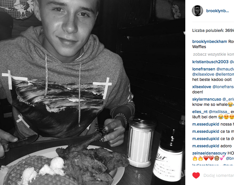 Brooklyn Beckham ma 16 lat