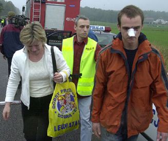 Stan zdrowia ofiar płonącego autokaru