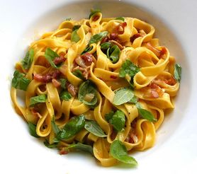 Tagliatelle carbonara