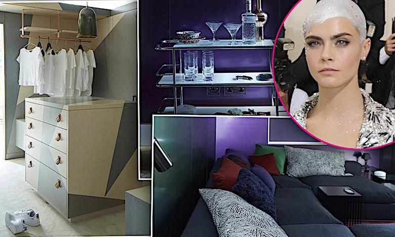 25-letnia Cara Delevingne pokazała swój luksusowy apartament! Takich odjechanych cudów dawno nie widzieliśmy!