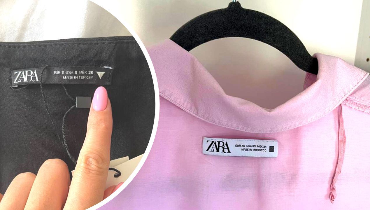 Patrz na metki! Sklepy Zara używają dodatkowych symboli na ubraniach