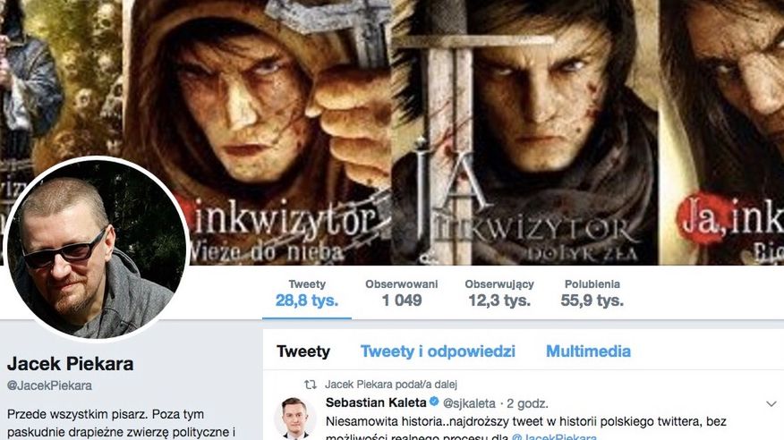 Jacek Piekara opublikował w swoim życiu kilkadziesiąt opowiadań i kilkanaście powieści.