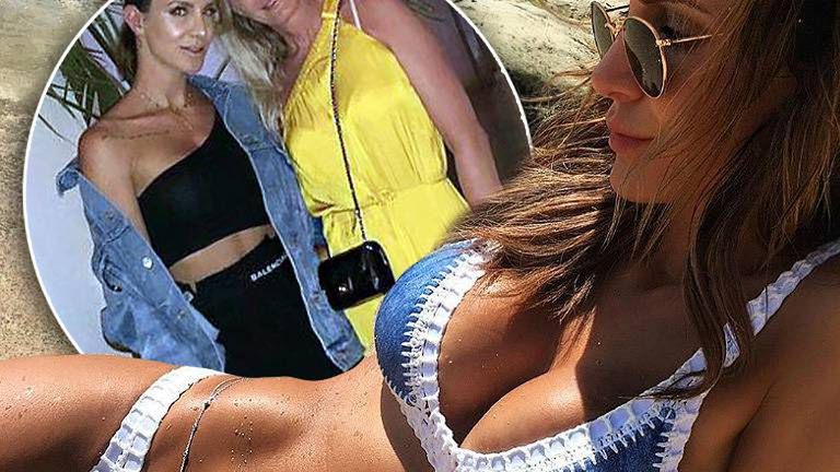 Sara Boruc z mamą Hanną