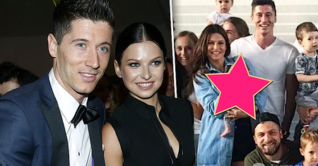 Anna i Robert Lewandowscy po raz pierwszy pozują z córką! Tak wygląda mała Klara