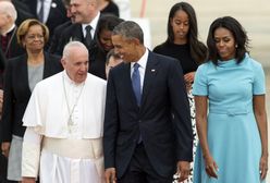 Rodzina Baracka Obamy wita Papieża Franciszka w USA!