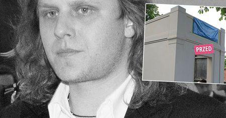 Tak wygląda ukończony grób Piotra Woźniaka-Staraka. Okazałe mauzoleum robi wrażenie