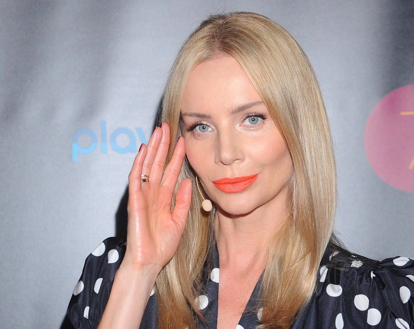 Agnieszka Woźniak-Starak jak modelka. Pokazała długie nogi