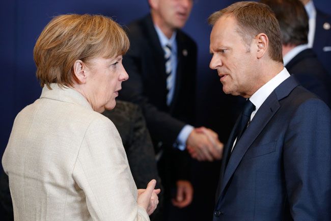Angela Merkel i Donald Tusk