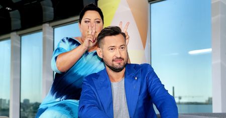 Wellman i Prokop wygłupiają się na kanapie w "Dzień Dobry TVN"