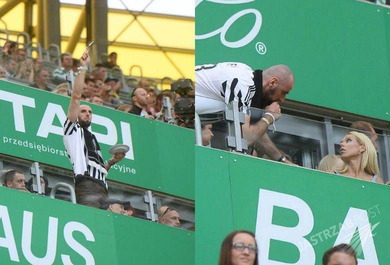 Marcin Gortat na meczu Juventus Turyn z Lechią Gdańsk w towarzystwie... Dody! [PAPARAZZI]