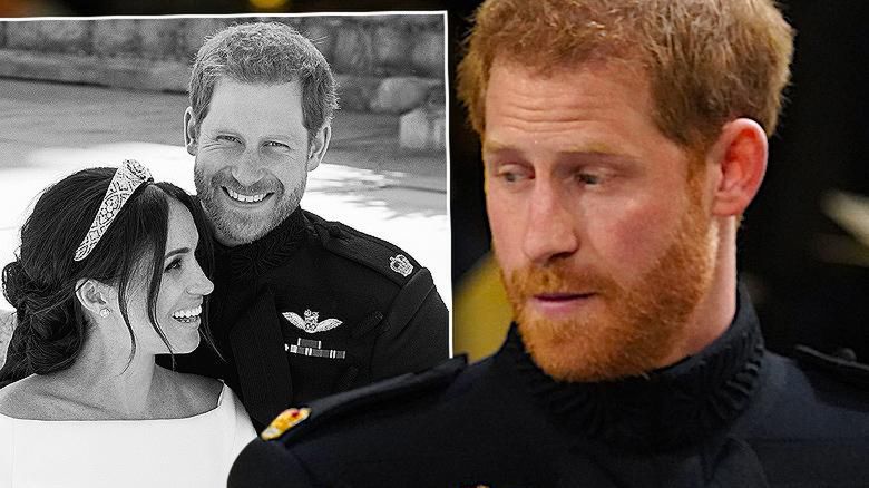 Książę Harry wpadka ze ślubnym portretem