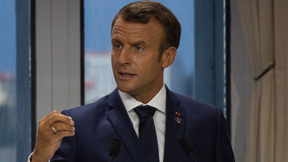 Prezydent Francji Emmanuel Macron