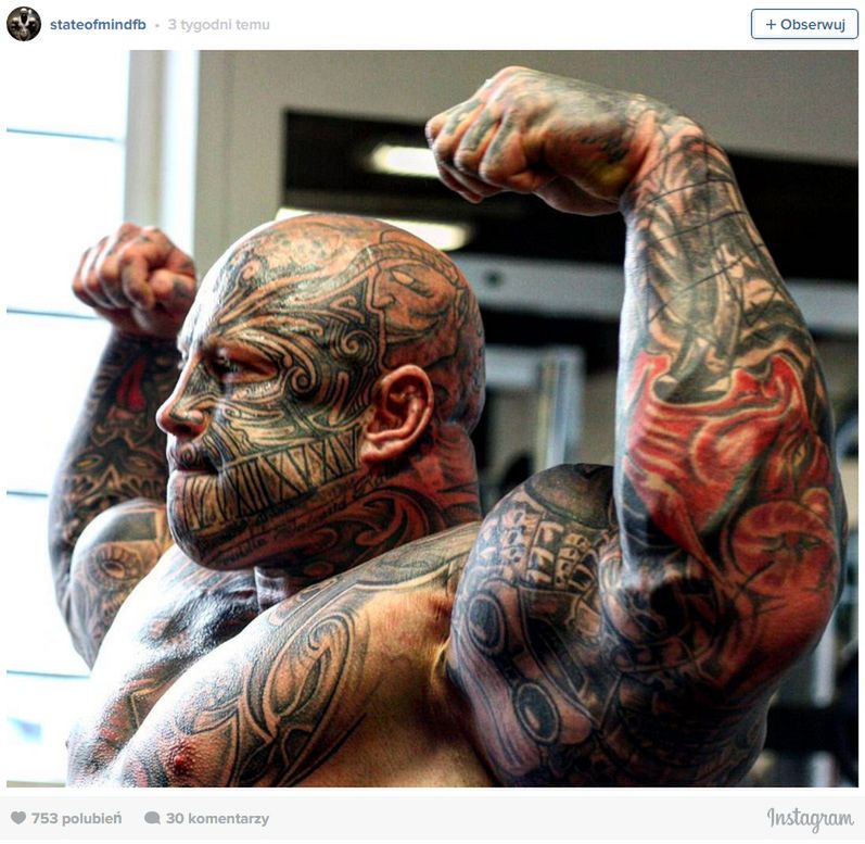 Wytatuowana góra mięsa. Poznajcie Bestię!