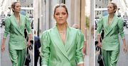 LOOK OF THE DAY: Marion Cotillard w pistacjowym garniturze oversize