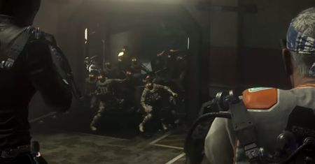 Skąd w świecie przyszłości w ogóle wzięły się zombiaki potrafiące korzystać z egzoszkieletów?