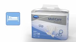 Jak wymienić MoliCare Premium Slip na osobie leżącej?