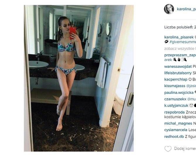 Karolina Pisarek w bikini