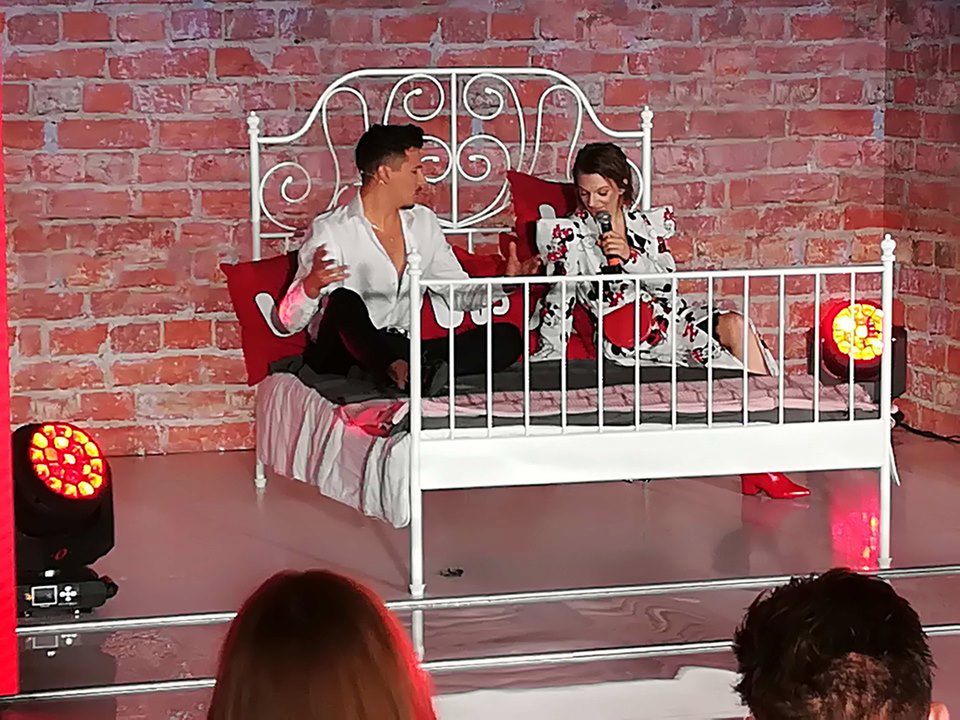 Sarsa wystąpiła podczas konferencji ramówkowej WP. 