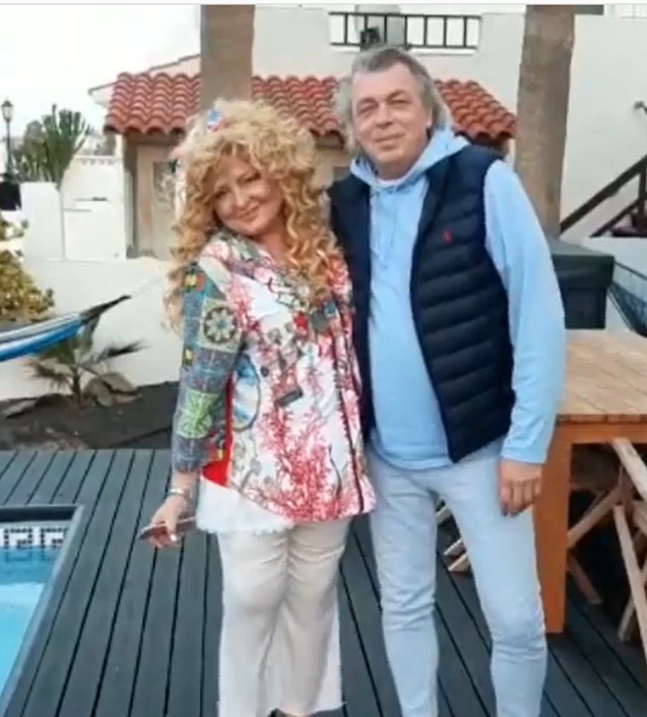 Magda Gessler z mężem Waldemarem