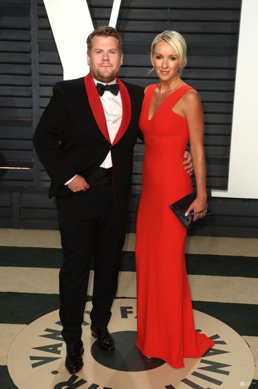 James Corden i Julia Carey - Vanity Fair Oscar Party 2017