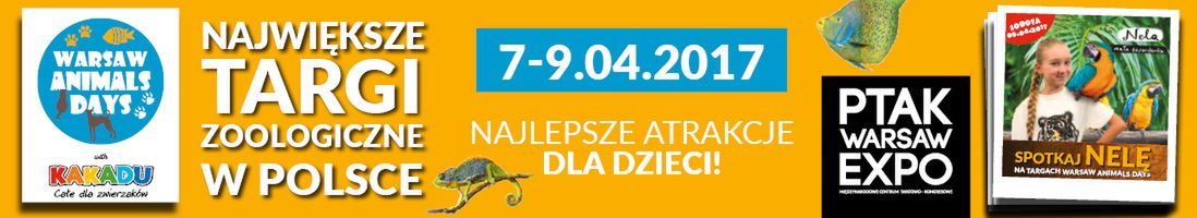 Warsaw Animals Days – impreza zoologiczna dla małych i dużych miłośników zwierząt