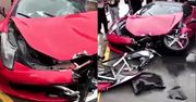 Wypożyczyła Ferrari na ślub. Po chwili je skasowała