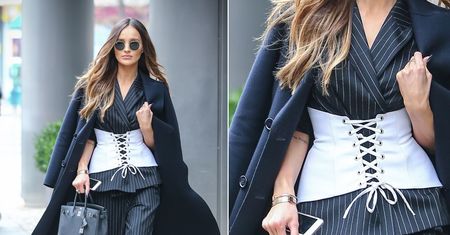 Gorset na pierwszym planie. Marina pokochała ten trend