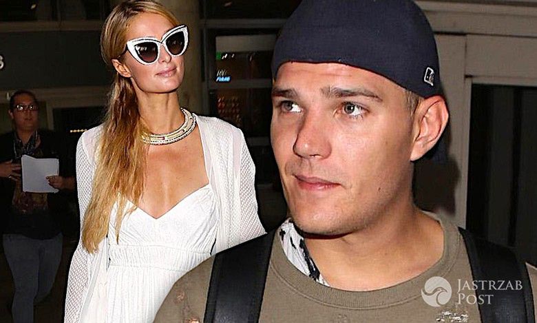 Paris Hilton i Chris Zylka na lotnisku