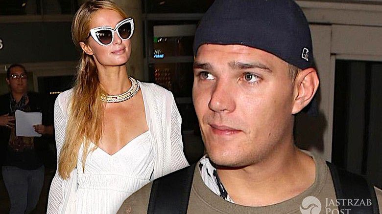 Paris Hilton i Chris Zylka na lotnisku