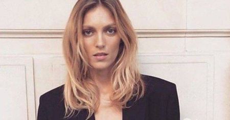 Anja Rubik w pierwszym stroju stworzonym przez nowego dyrektora kreatywnego Saint Laurent