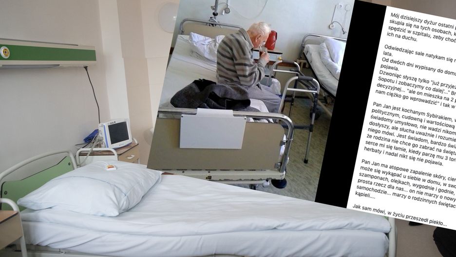 Historię starszego pana opisała jedna z pielęgniarek
