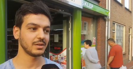Napad na polski supermarket w Holandii. Rozbili butelkę na głowie pracownika