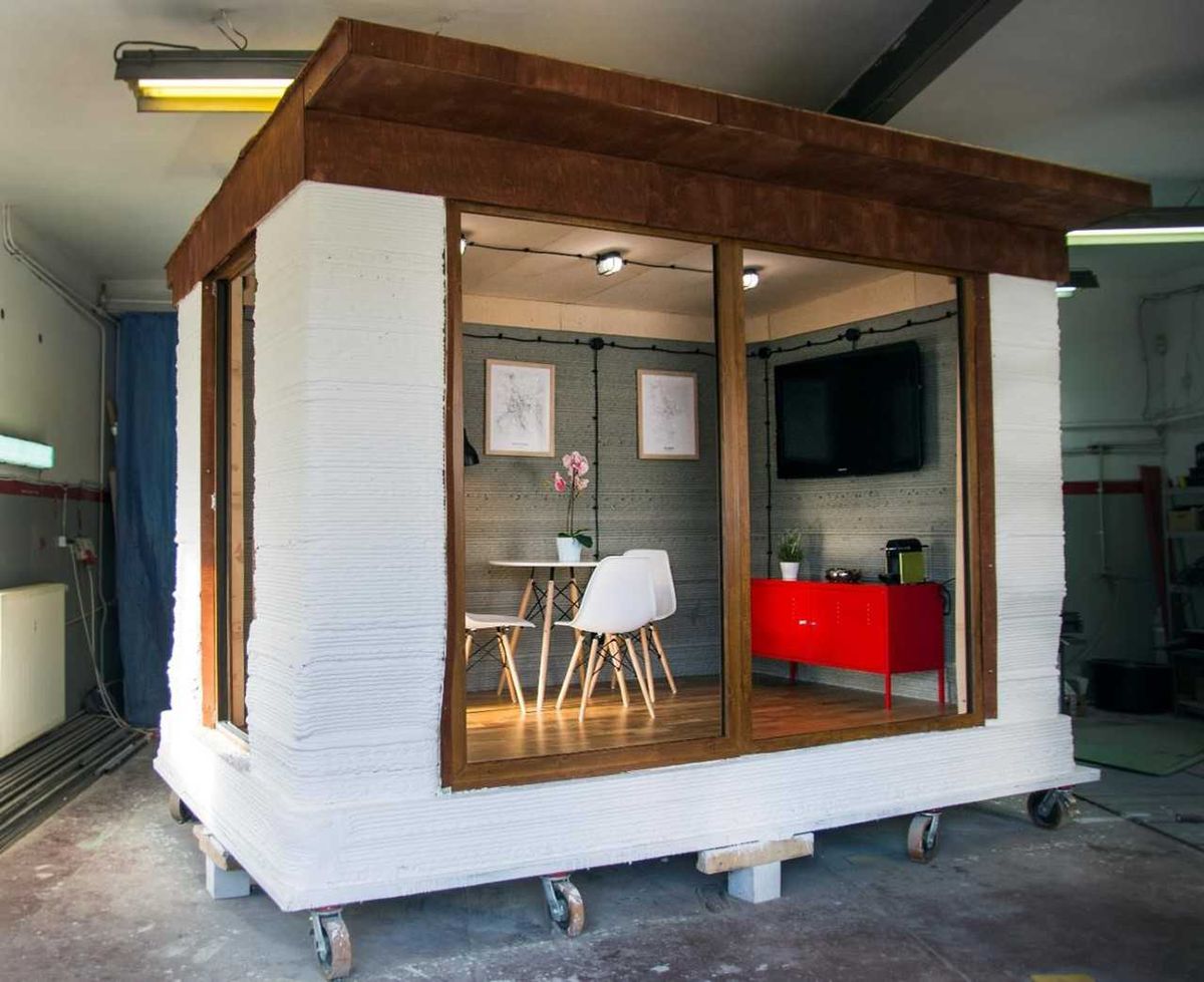 Domek z betonu z drukarki 3D. Pierwszy taki w Polsce