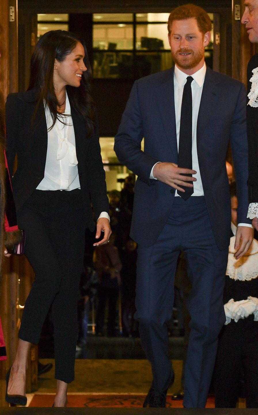 Książę Harry i Meghan Markle gala  Endeavour Fund Awards 2018