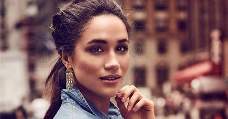 Meghan Markle w Elle France. Piękna stylizacja, ale twarz bez piegów