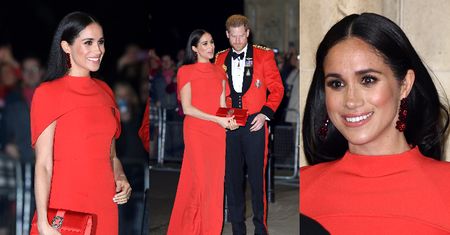 Olśniewająca Meghan Markle i "po prostu Harry" ogrzewają się w świetle fleszy na festiwalu muzycznym Mountbatten (ZDJĘCIA)