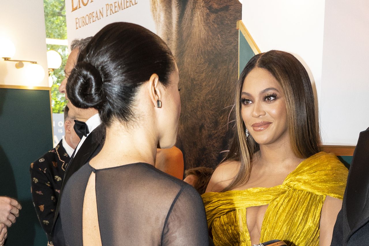 Meghan Markle i Beyonce na premierze "Króla Lwa". Komentuje ekspertka od mowy ciała