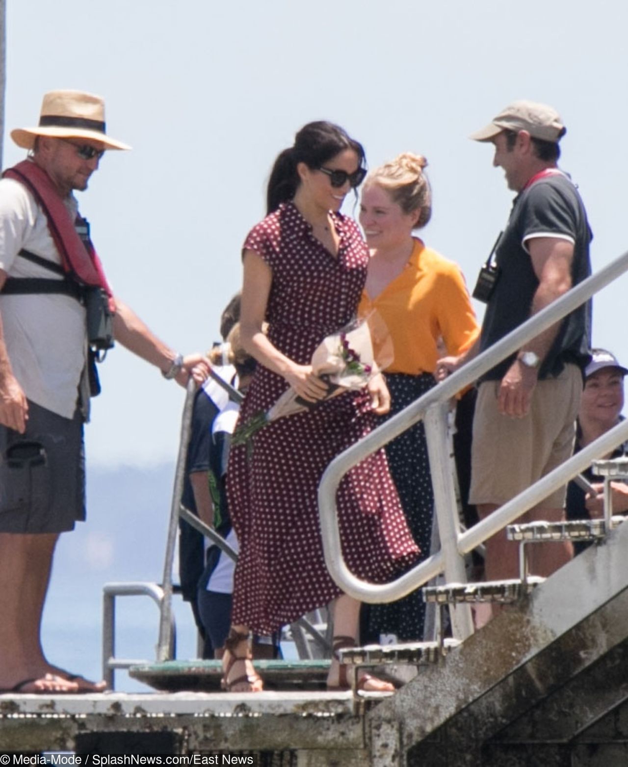 Podróż Meghan Markle w Australii trwa. Rosnącego brzuszka nie da się już ukryć
