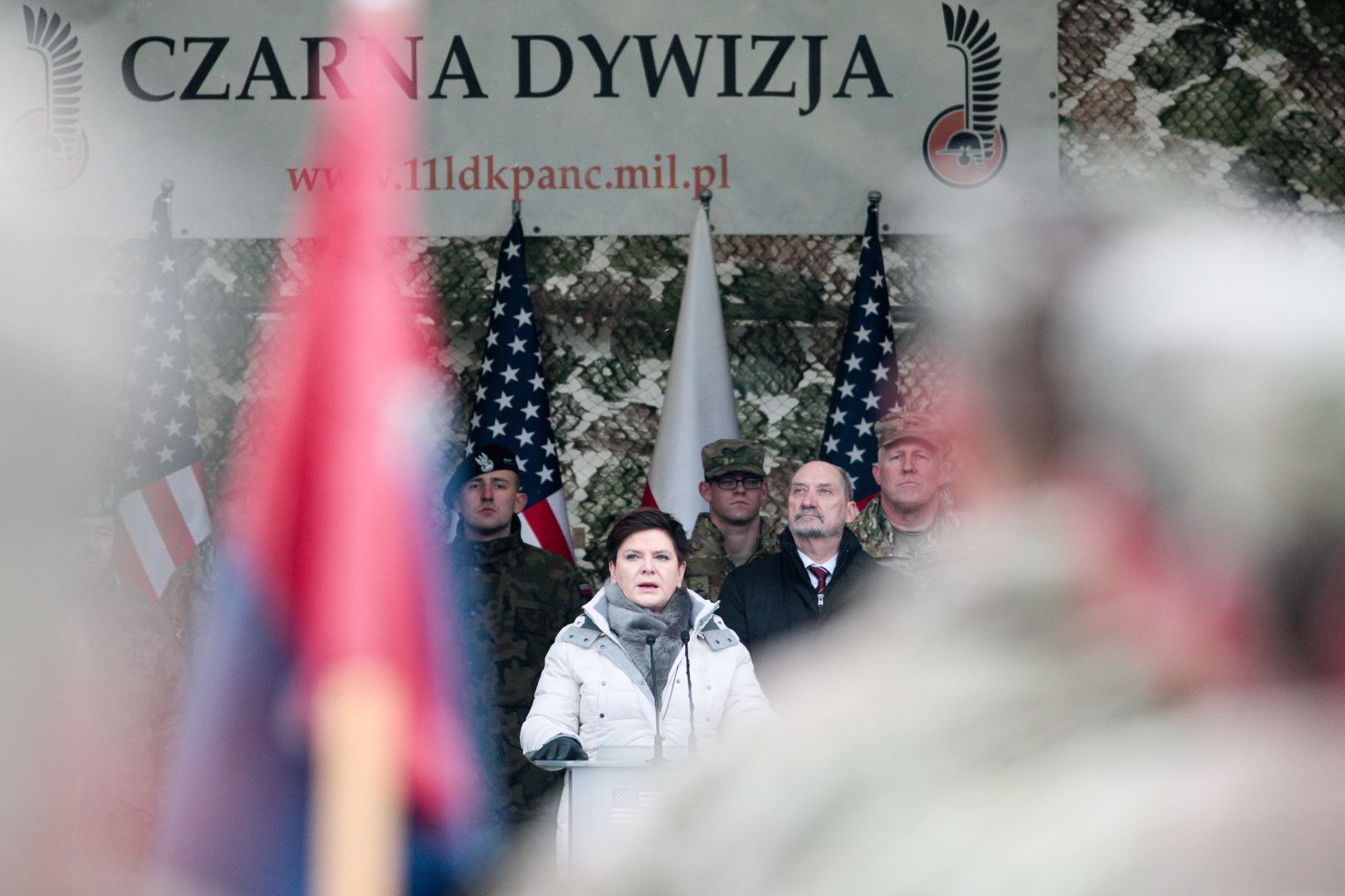Powitanie Amerykanów w Polsce. Usłyszeli "Macierewicz do domu"