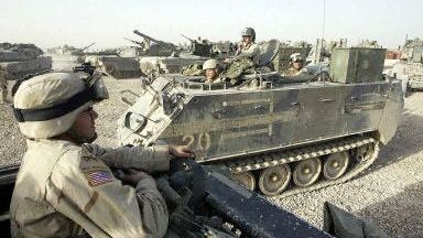 Amerykańscy żołnierze w Bagdadzie