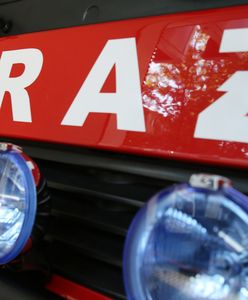 Nowostawy Dolne. Pożar samochodu na autostradzie A2