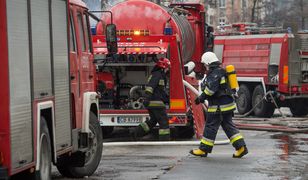 Płonie fabryka farb i lakierów w Dębicy