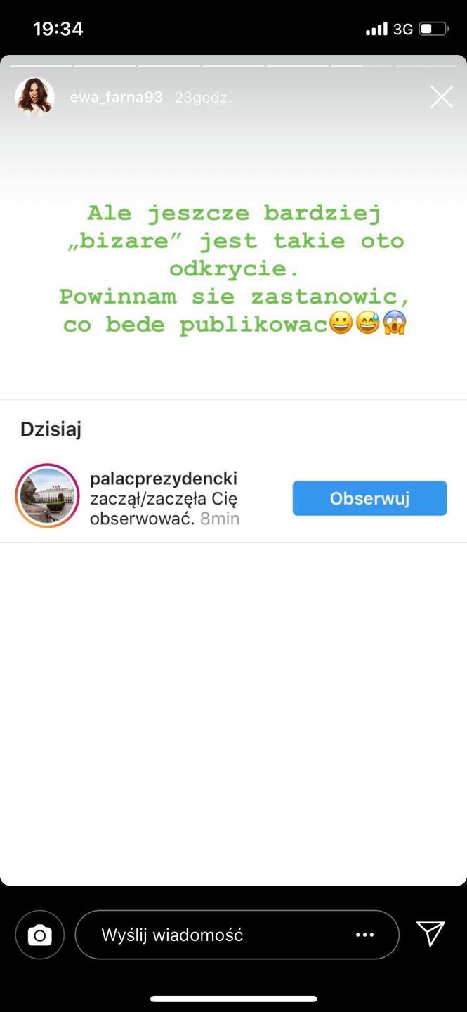 Andrzej Duda jest fanem Ewy Farny