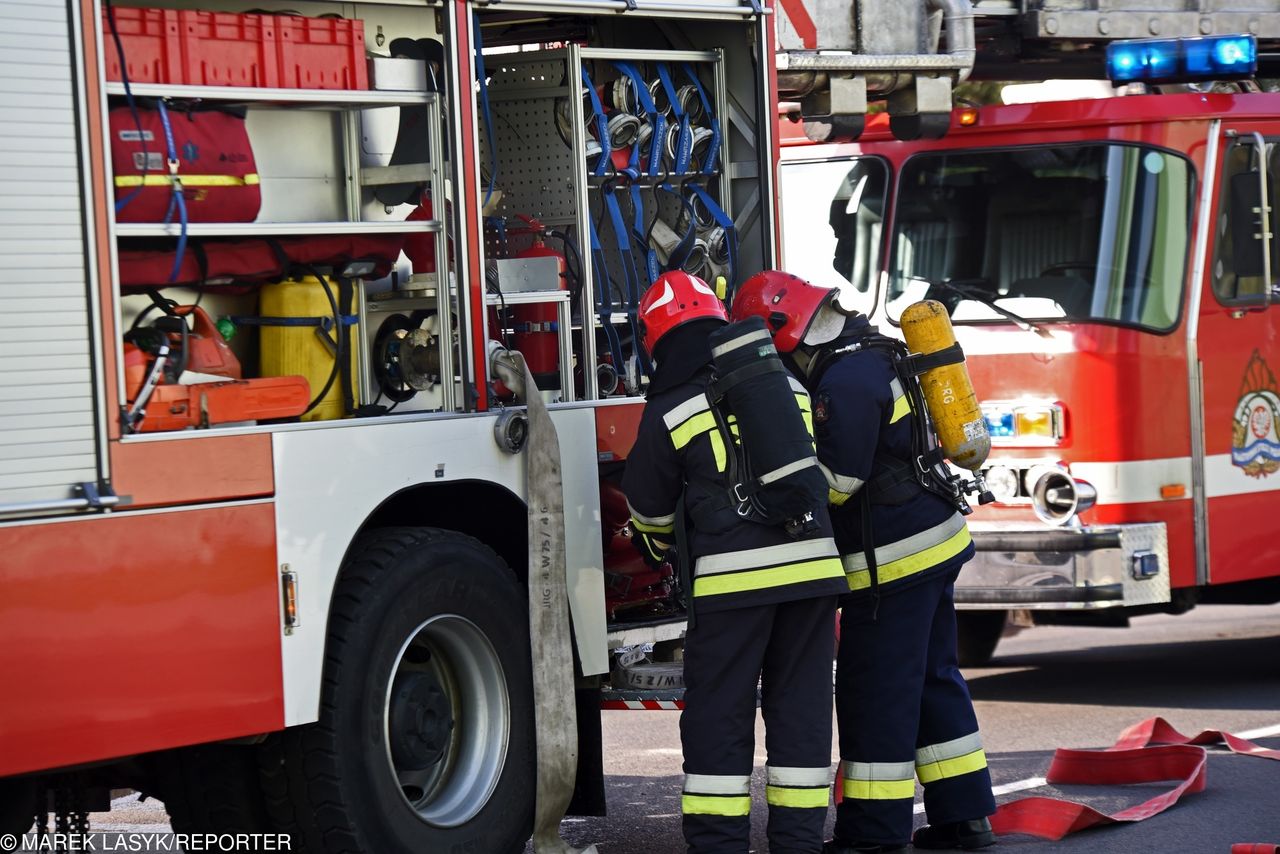 Starachowice: pożar w bloku. Ewakuowano mieszkańców