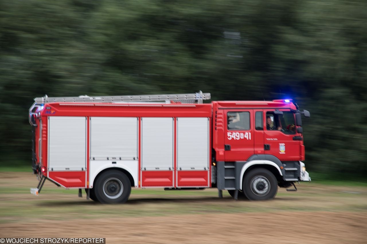 Grodzisk Mazowiecki: podczas rozbiórki budynku zawaliła się ściana