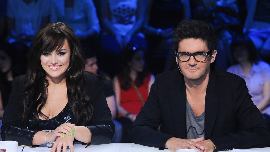 Ewa Farna i Kuba Wojewódzki w programie "X Factor"
