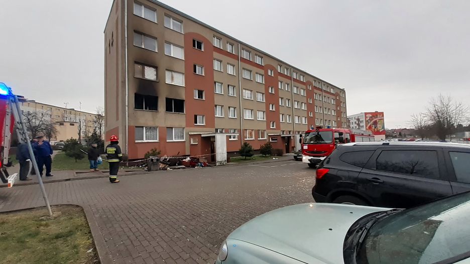 Zambrów. Wybuch butli z gazem w jednym z bloków